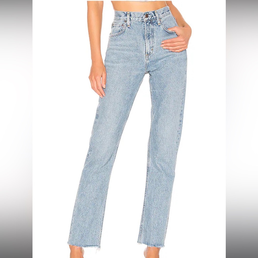Agolde Cherie High Rise Straight Jeans Size 26